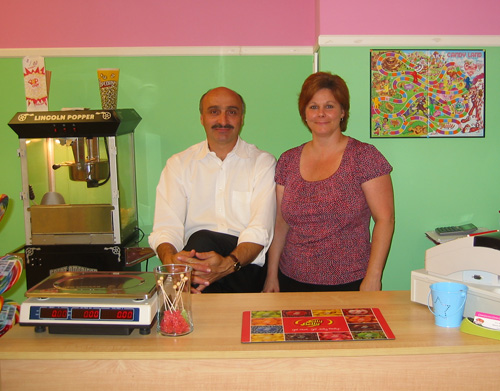 Candylicious Jim and Robin CandyLicious owners Jim and Robin Khoury